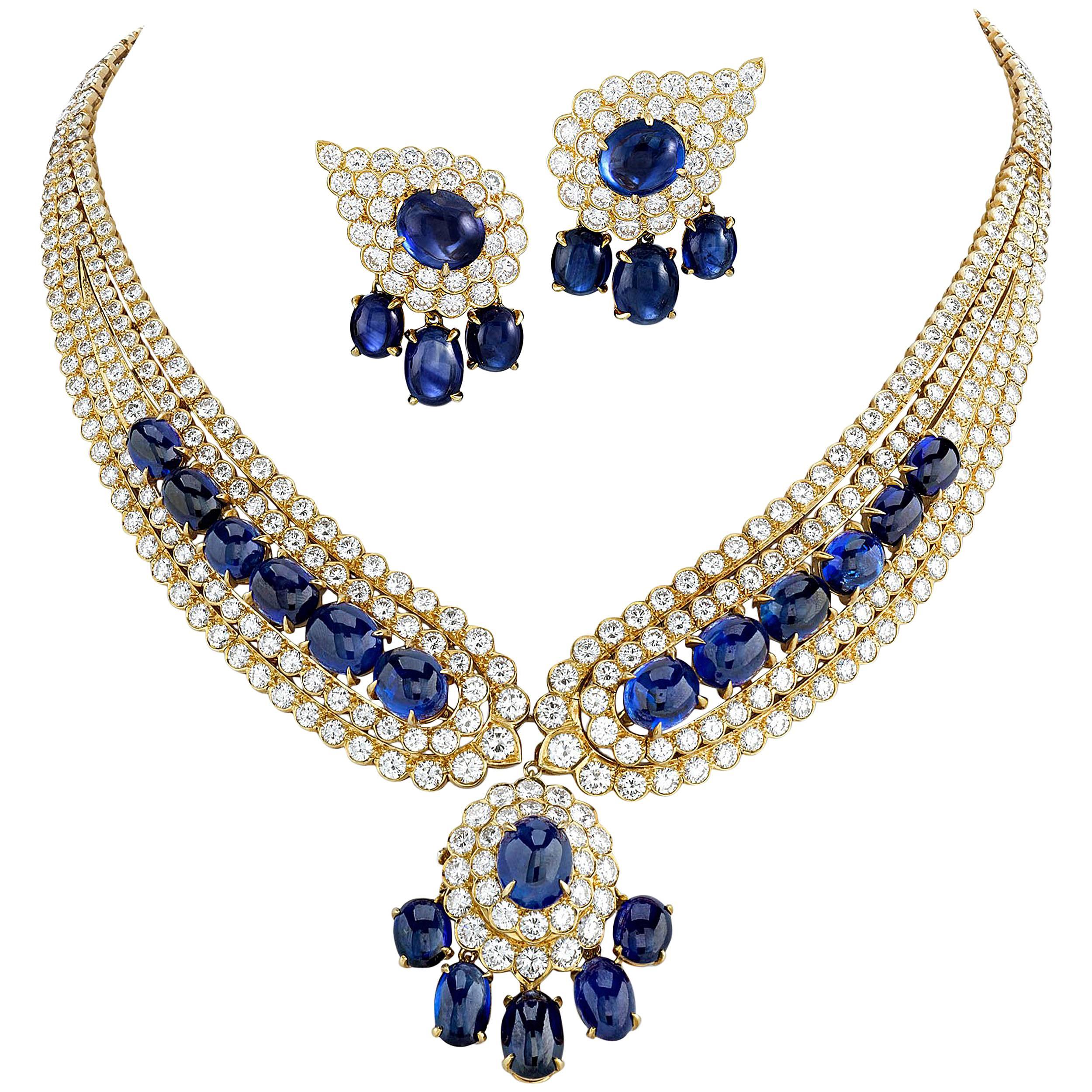 Van Cleef & Arpels Sapphire Jewelry Suite