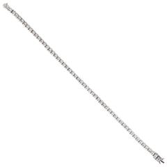 Diamond White Gold Tennis Bracelet by Opera, Italian Attitude