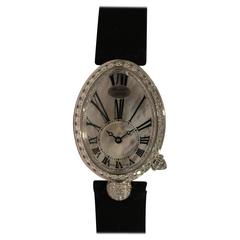 Breguet White Gold Mother-of-Pearl Dial Queen of Naples Automatic Wristwatch
