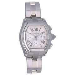 Cartier Stainless Steel Roadster Chronograph Automatic Wristwatch