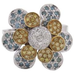 Daisy Fancy Diamond Ring 3