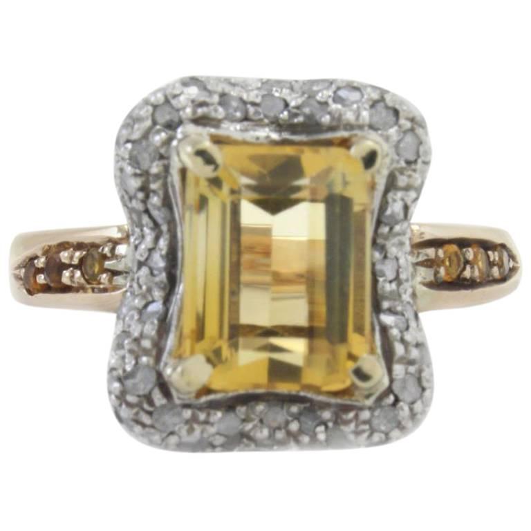 Topaz Diamond Fashion Ring