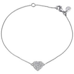 0.30 Carat Diamond Heart Bracelet