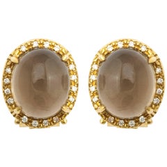 Faraone Mennella Caramelle Smokey Quartz Earrings