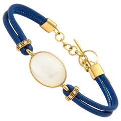 Faraone Mennella Mother-of-Pearl Gold Bracelet 5
