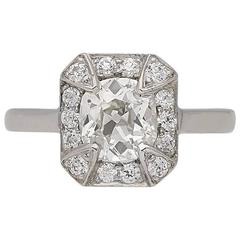 Art Deco Diamond Coronet Cluster Ring 5