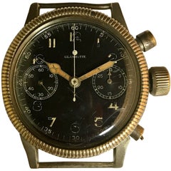 Vintage "Loot" Glashütte Tutima Flyback Watch, 1944