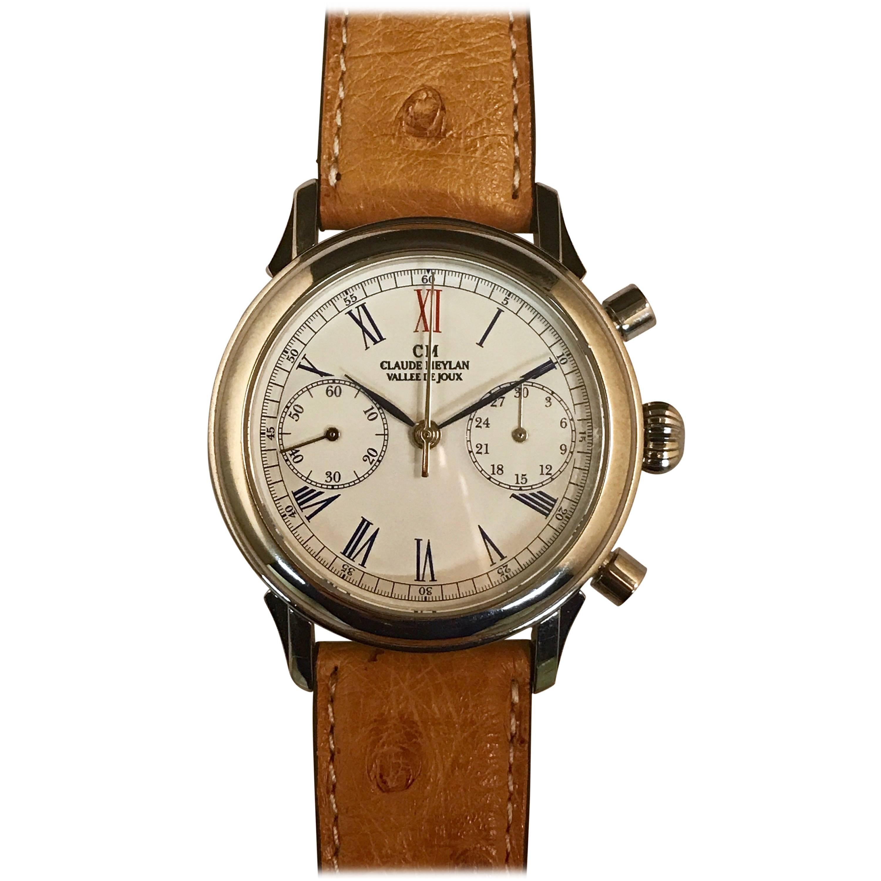 Claude Meylan Swiss Chronograph Calibre "22 Valjoux" Watch