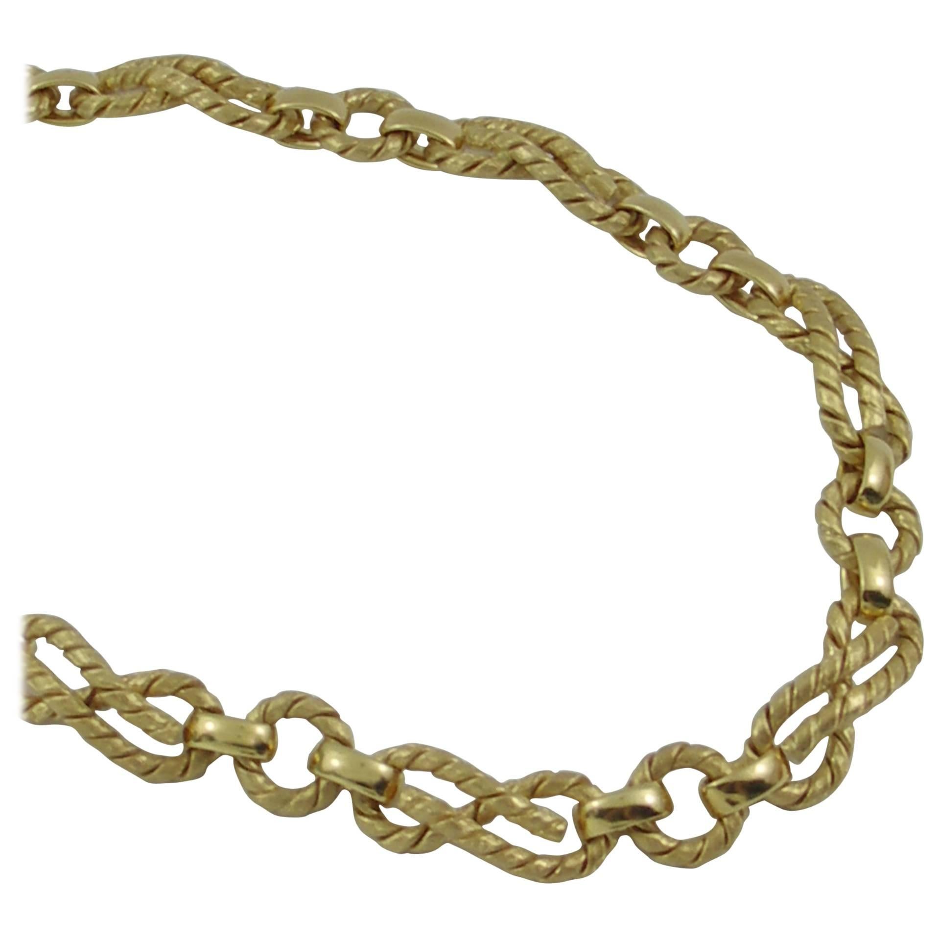 Nicolis Cola Yellow Gold Necklace Bracelet Set