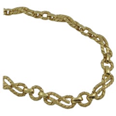Nicolis Cola Yellow Gold Necklace Bracelet Set
