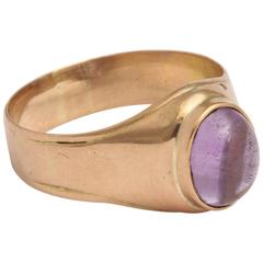 Russian Amethyst Gold Ring, circa 1900 12