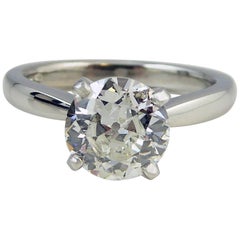 Tiffany & Co. Stil Diamantring:: 1::50 Karat Vintage Old European Cut Solitaire