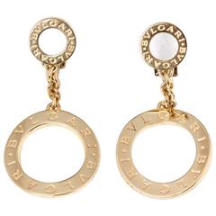 Bulgari Mother-of-Pearl Yellow Gold Earrings 2