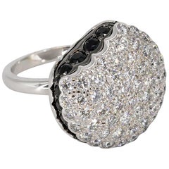 Boucheron Macaron Black White Diamonds Ring 9