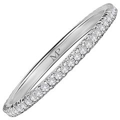 Marisa Perry Half Point Diamond Platinum Eternity Band 1