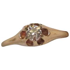 Victorian Diamond Gold Ring 10