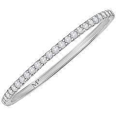 Marisa Perry World's Thinnest Diamond Platinum Wedding Band 1