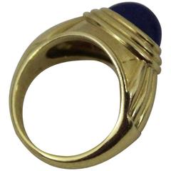 Boucheron Jaipur Lapis Lazuli Cabochon Gold Ring 11