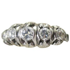 Diamond Platinum Ring, circa 1950