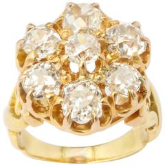 Grandeur of a Victorian Old Mine Diamond Cluster Ring 10