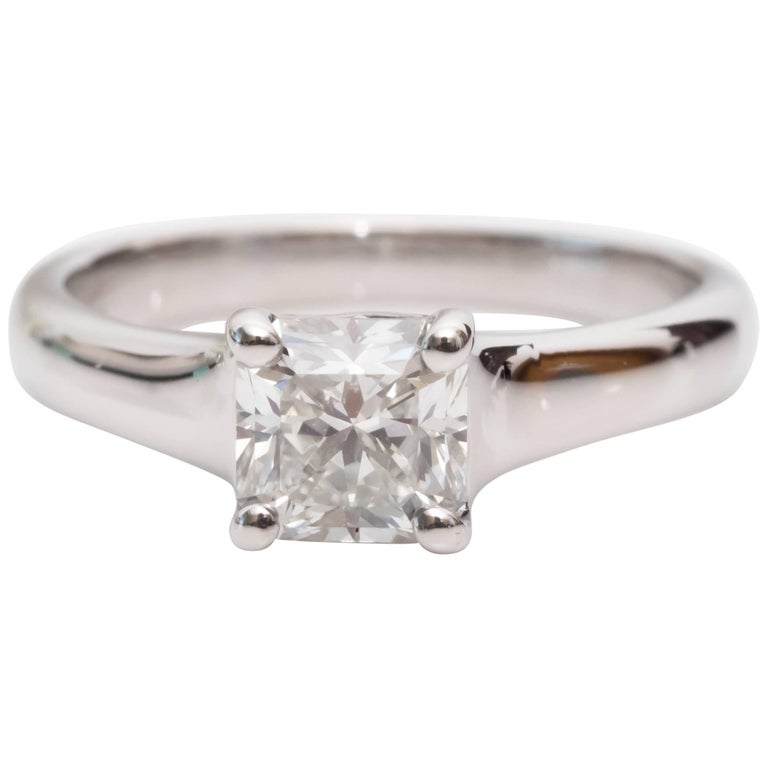  Tiffany  and Co Lucida Diamond Engagement  Ring  For Sale  at 