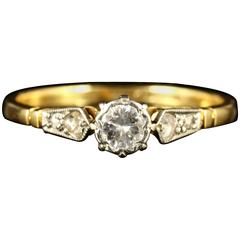 Antique Edwardian Diamond Engagement Ring, circa 1914
