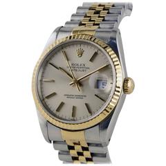 Vintage Rolex Datejust Steel Gold Automatic, 1993