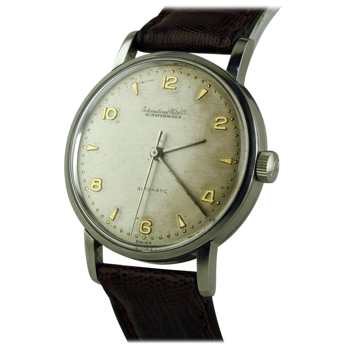 Fine IWC Pellaton Automatic in Stainless Steel from 1960 For Sale