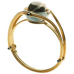 Elie Top Mecanique Celeste Bracelet Sphere or Jaune, Diamants