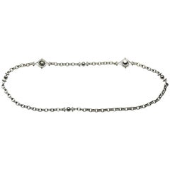 Elie Top Mecanique Celeste Collier 3 Bracelets or Blanc, Argent, Perles deTahiti