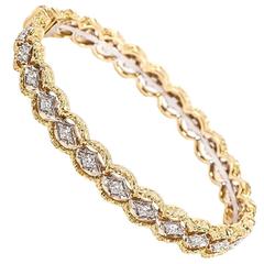 Diamond Yellow Gold Bracelet by Opera, Italian Attitude 6