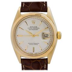 Rolex Yellow Gold Datejust Self Winding Wristwatch Ref 1601, circa 1962