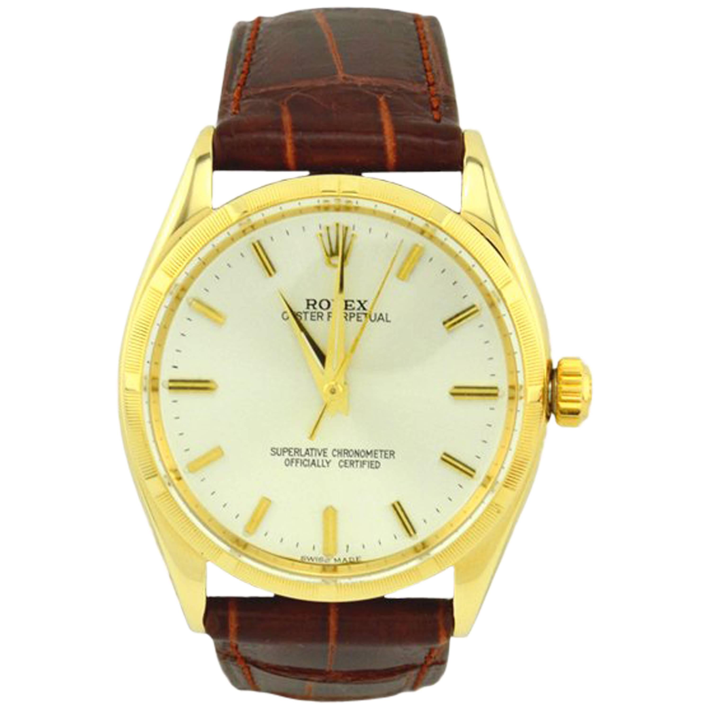 Rolex yellow gold Oyster Perpetual Wristwatch Ref 1003, circa 1966