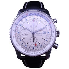 Breitling Navitimer World Automatic Herrenuhr, Edelstahl, 46 mm