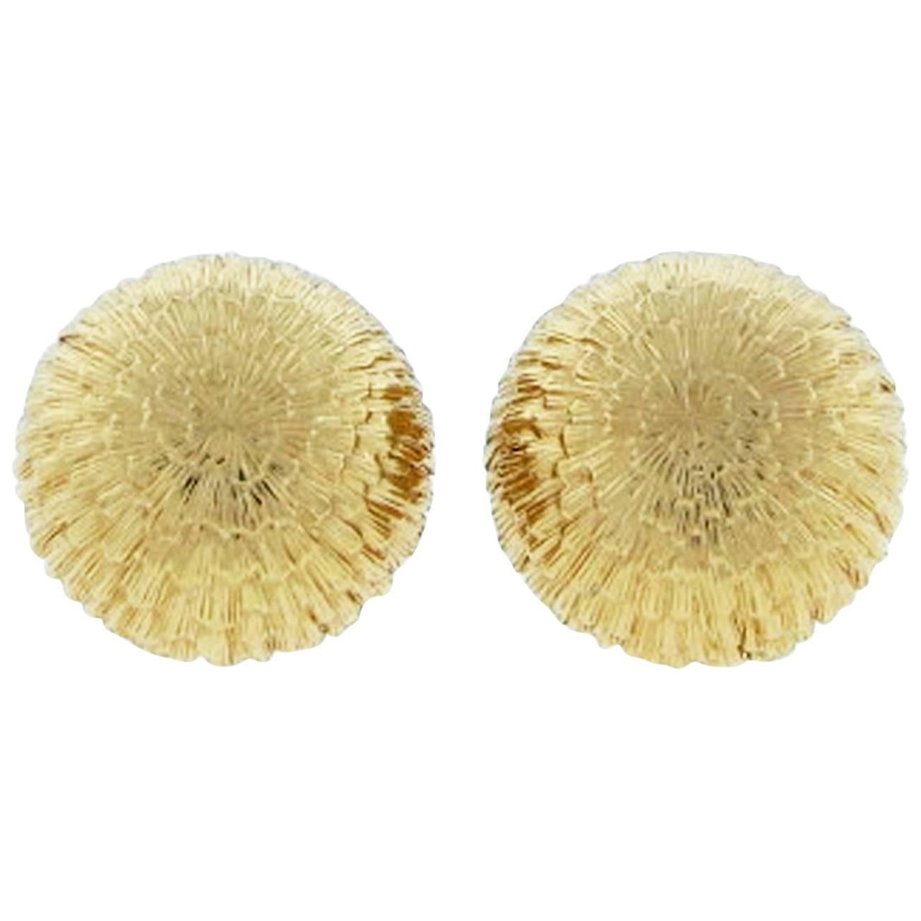 Tiffany & Co. Classic Gold Button Earrings