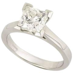 Princess Cut Diamond Ring 2.01 Carat GIA Certified 1