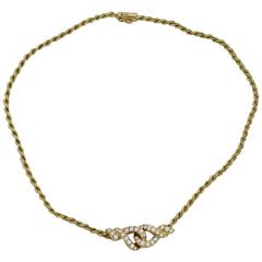 Boucheron Gold and Diamonds Necklace, as New with Box