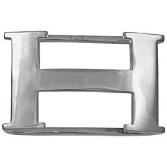 Hermes Sterling Silver Scarf Holder 3