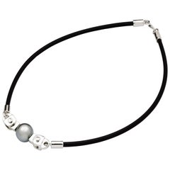 Lust Bolt Necklace and Bracelet Set 15-16mm Tahitian South Sea Pearls