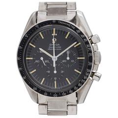 Retro Omega stainless steel Speedmaster Premoon Manual Wind Wristwatch, circa 1968