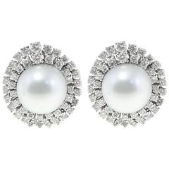 Luise Diamond Australian Pearl Earrings 5