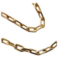 Cartier Gold Link Chain, 1991