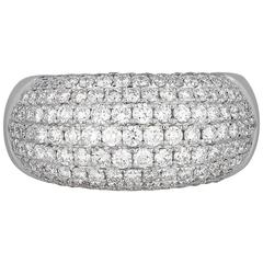 Domed Half Round Wedding Band 1