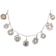 Sterling Medal Necklace