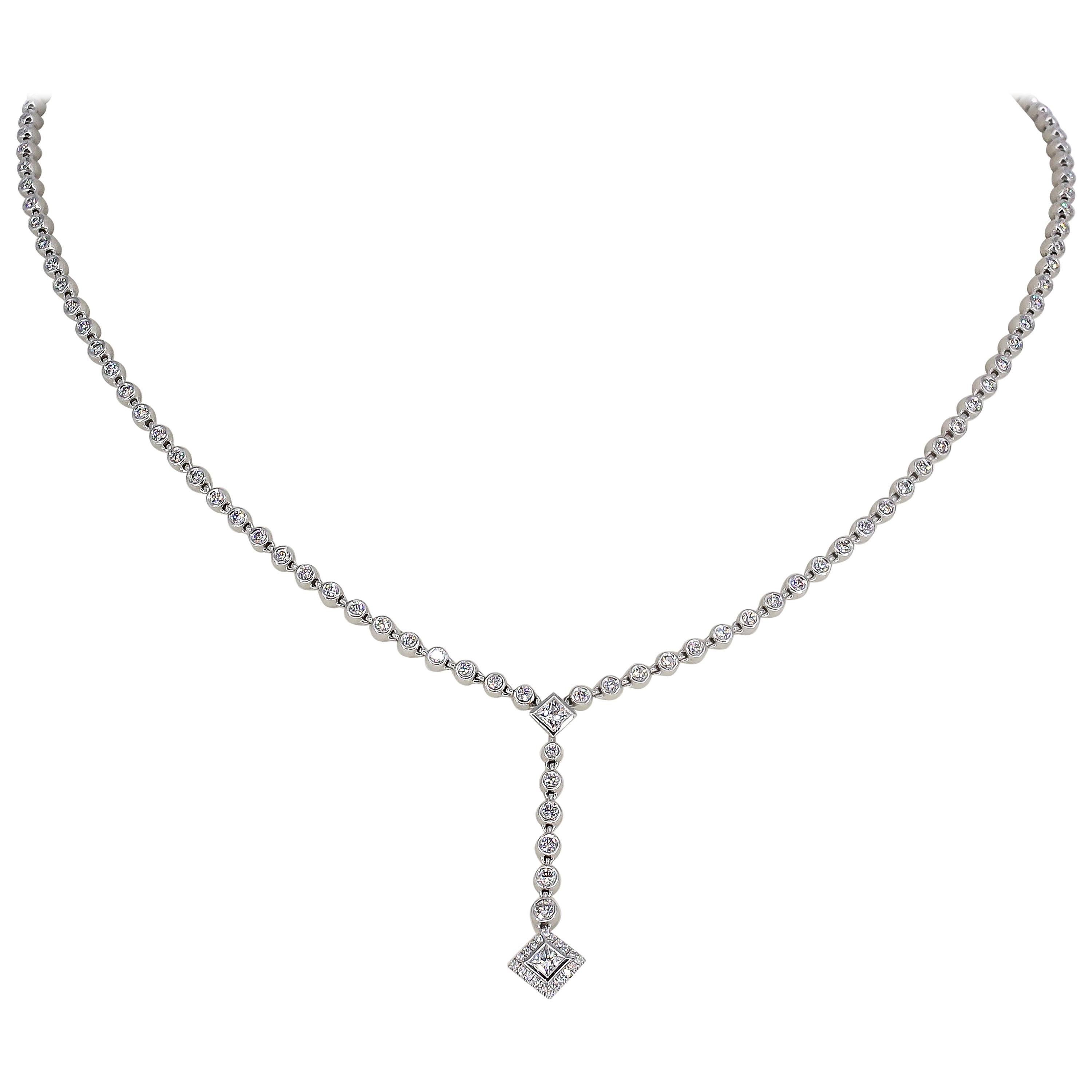 Tiffany & Co. Diamond and Platinum Necklace