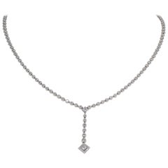 Retro Tiffany & Co. Diamond and Platinum Necklace