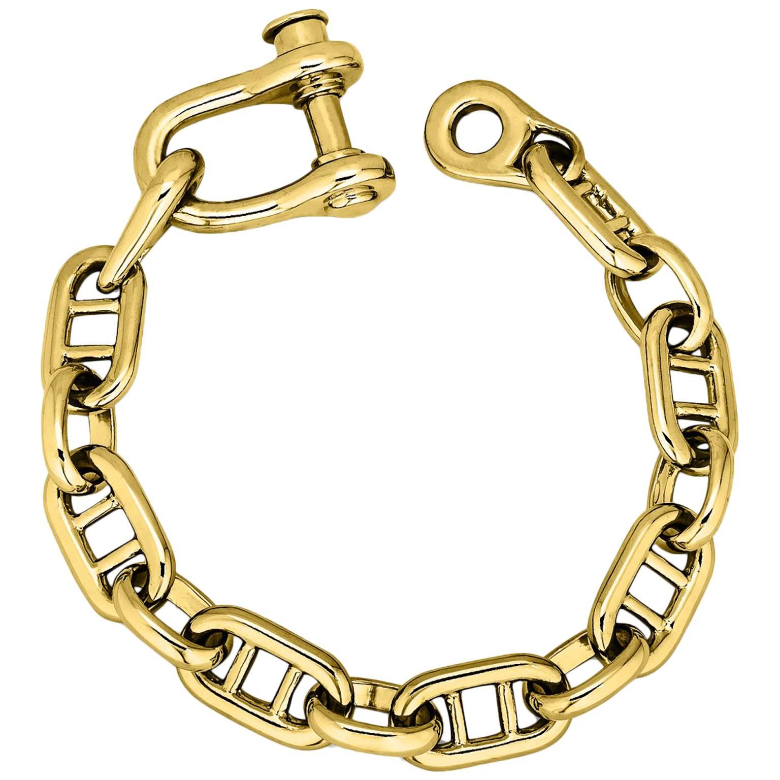 Cartier Gold Nautical Link Bracelet, circa 1975