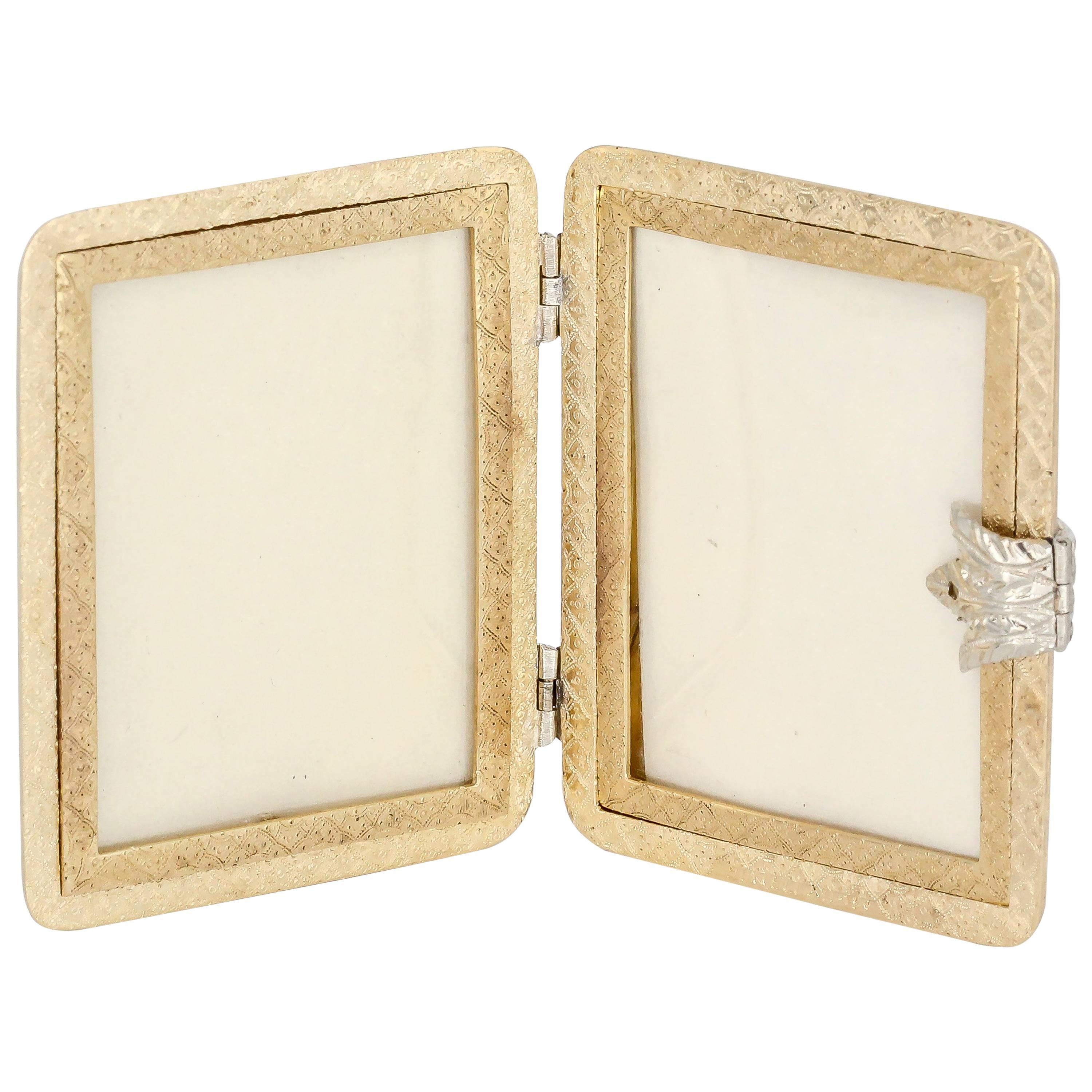 Buccellati Gold Traveling Picture Frame