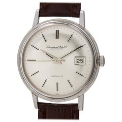 IWC Stainless Steel Date Automatic dress wristwatch, circa 1966