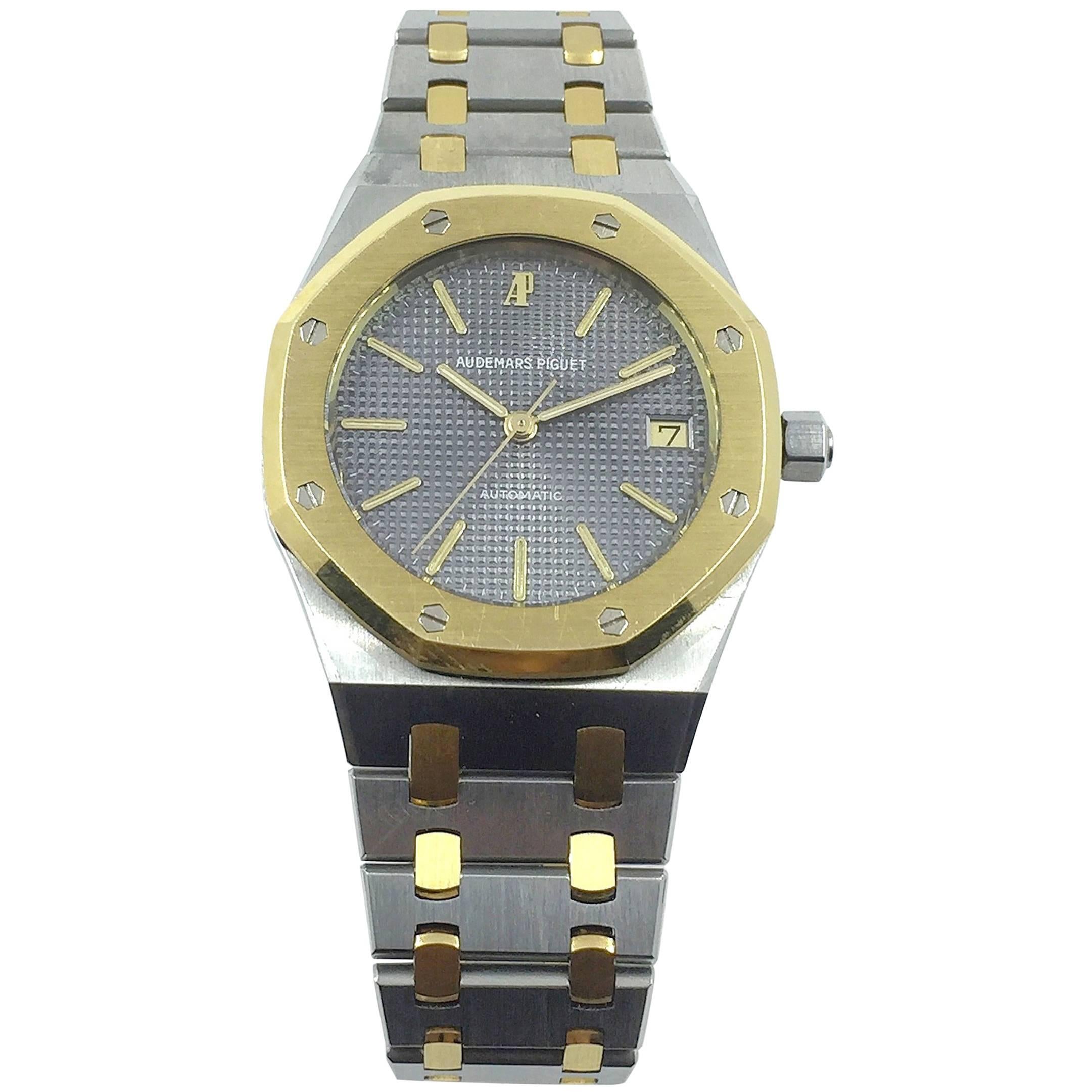 Audemars Piguet Steel and Gold Royal Oak Automatic Wristwatch, 1980s